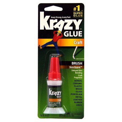 slide 1 of 2, Krazy Glue Krazy Craft Glue Brush Tip, 18 oz