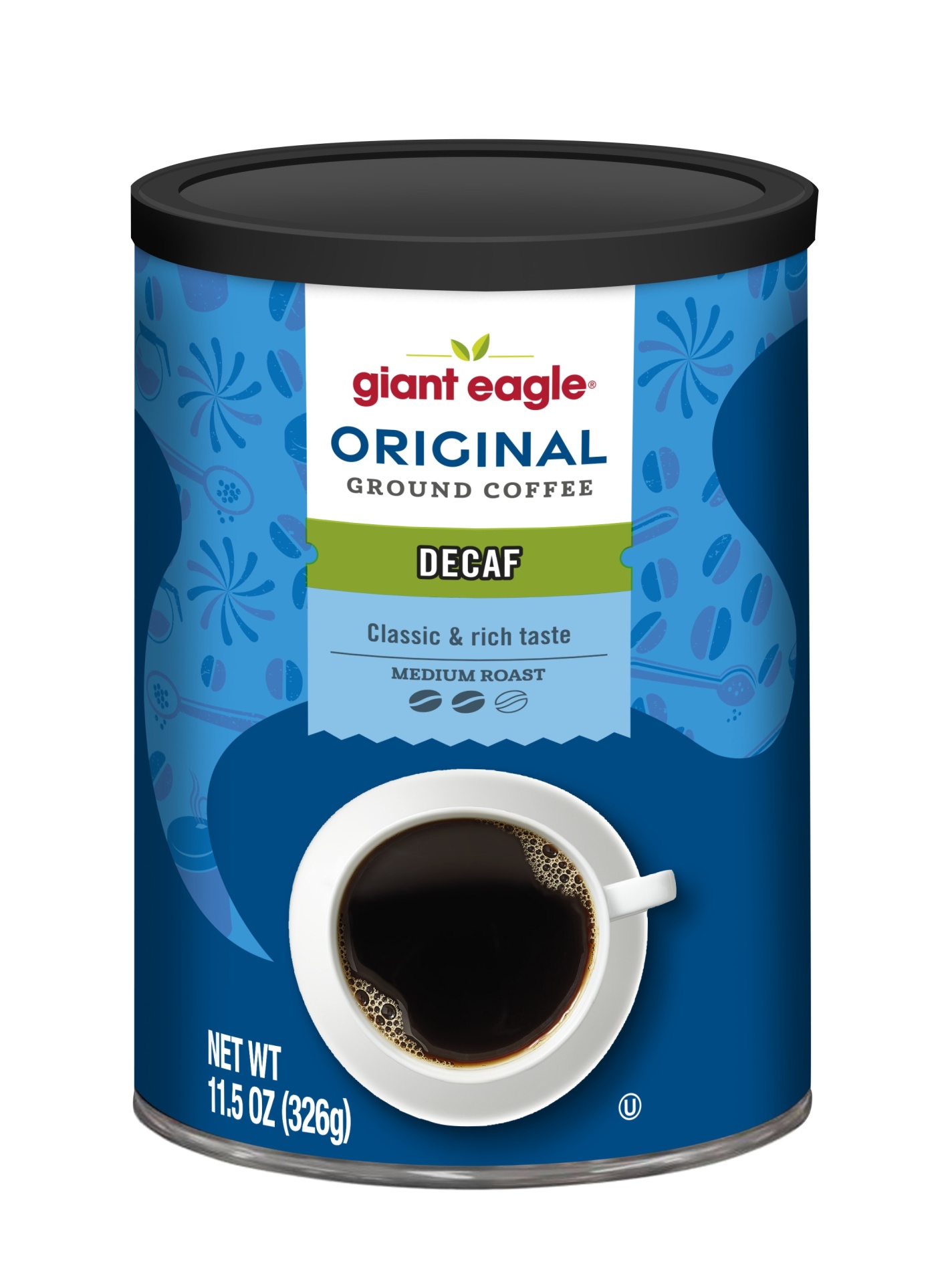 Giant Eagle Decaf Original Ground Coffee, Medium Roast 11 oz 11 oz