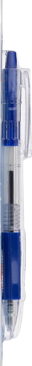 slide 2 of 10, EasyTouch Blue Medium Retractable Ball Point Pen 2 ea, 2 ct