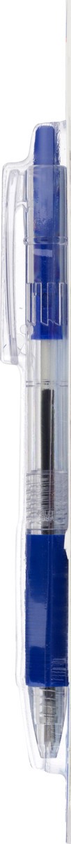 slide 5 of 10, EasyTouch Blue Medium Retractable Ball Point Pen 2 ea, 2 ct