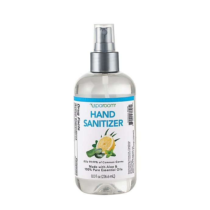 slide 1 of 1, SpaRoom Spray Bottle Antibacterial Hand Sanitizer, 8 oz