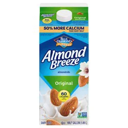 Blue Diamond Almond Breeze Original Almondmilk, 64 oz