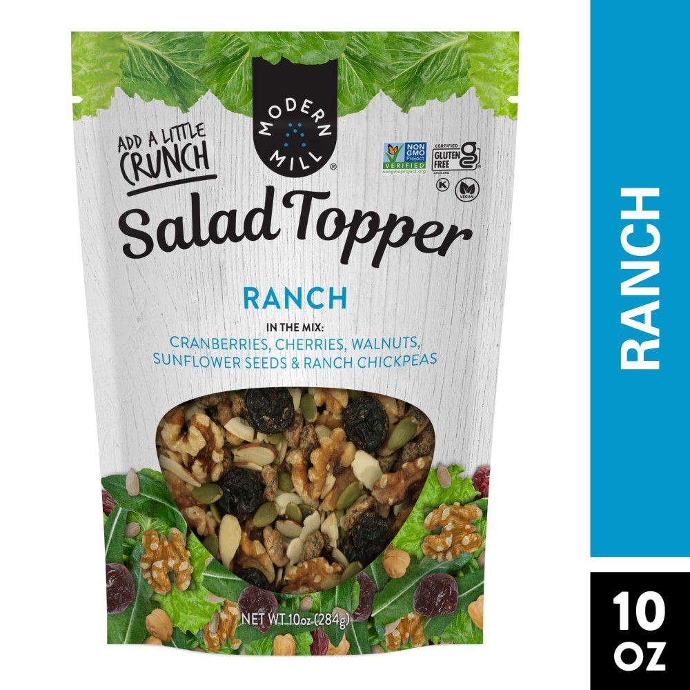 slide 1 of 4, Modern Mill Ranch Salad Topper, 10 oz