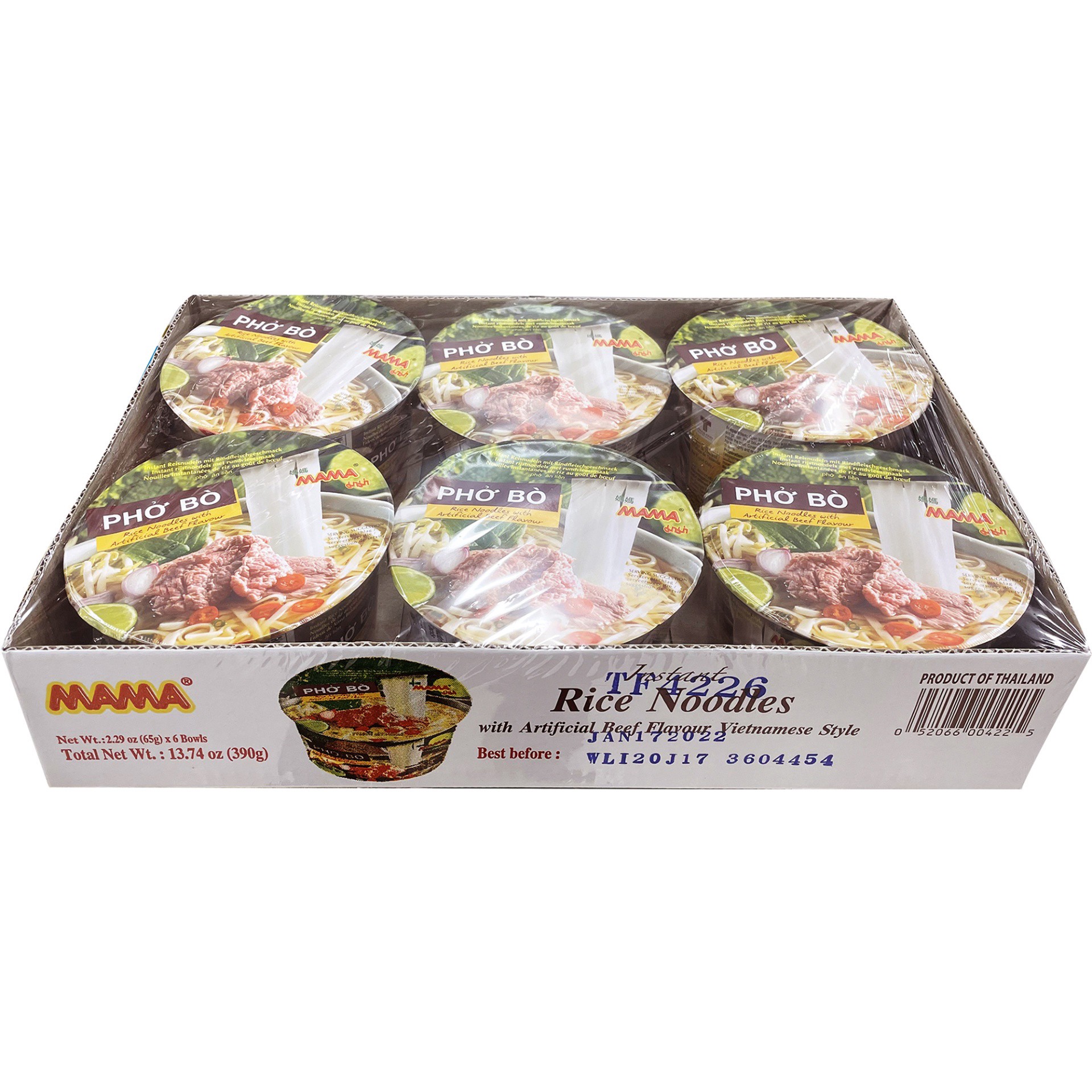 slide 1 of 1, Mama Pho Beef 6 Cup/Box, 1 ct