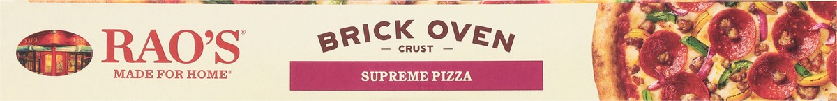 slide 4 of 13, Rao's Made for Home Brick Oven Crust Supreme Pizza - 21.6 oz, 21.6 oz