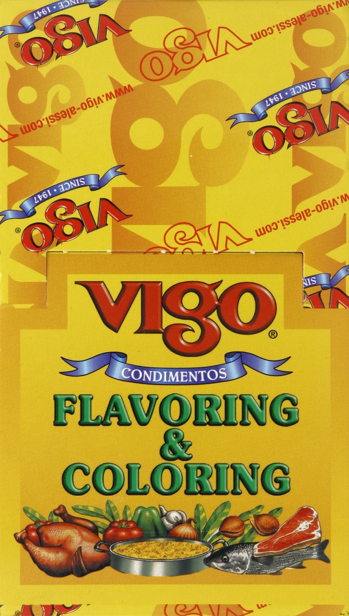 slide 2 of 4, Vigo True Spanish Flavoring & Coloring for Yellow Rice and Chicken, 0.04 oz