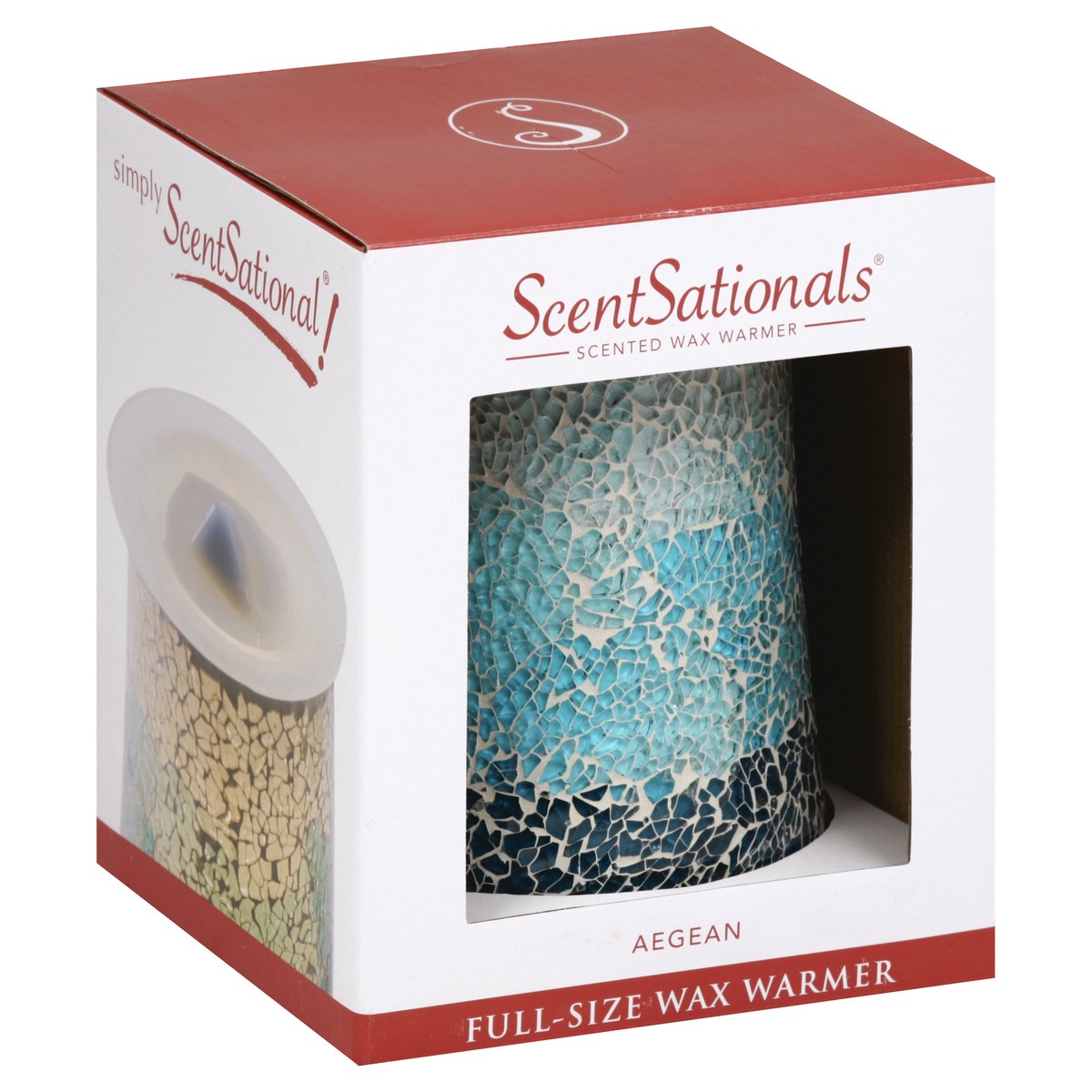 slide 5 of 5, ScentSationals Fusion Aegean Mosaic Full Size Wax Warmer, 1 ct