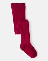 Carter's Girls Rib Tights - Red Red 8-14