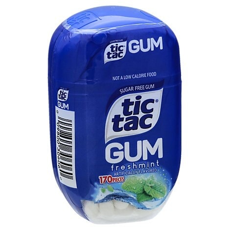 slide 1 of 1, Tic Tac Gum Freshmint, 170 ct