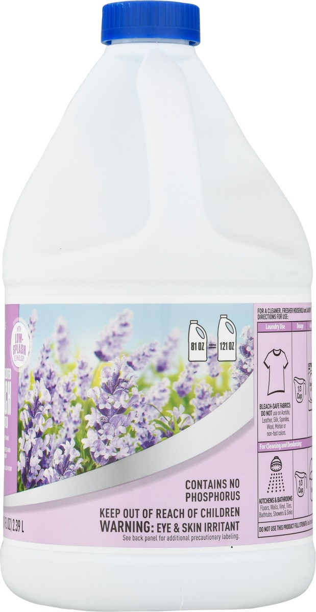 slide 10 of 11, SE Grocers Bleach Low-Splash Concentrated Lavender Scented, 81 oz