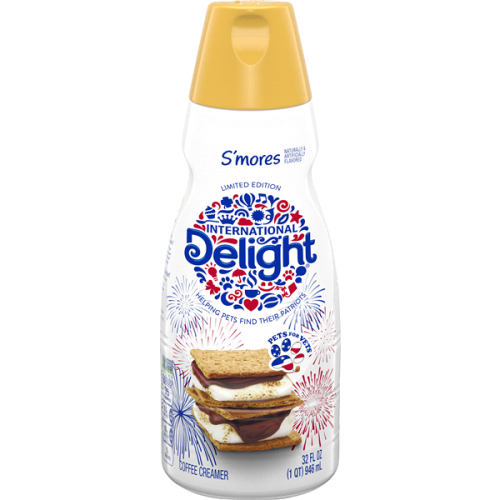 slide 1 of 1, International Delight Limited Edition S'Mores Coffee Creamer, 32 fl oz