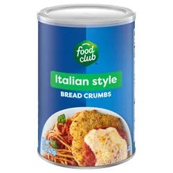 Food Club Italian Style Bread Crumbs - 15 oz