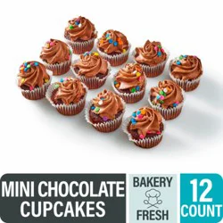 Bakery Fresh Mini Chocolate Cupcakes