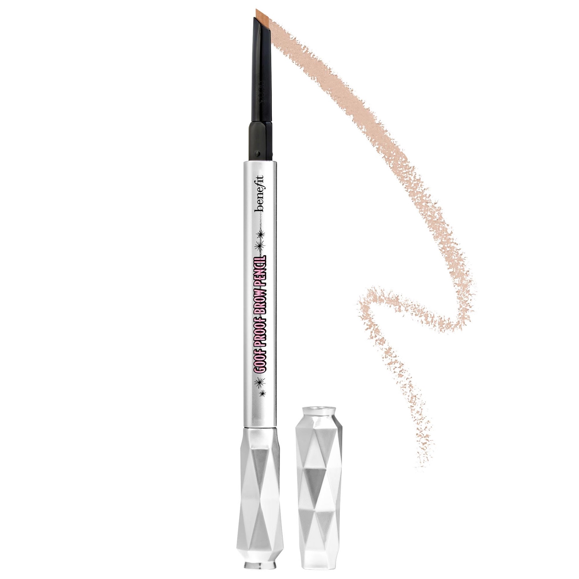 slide 1 of 8, Benefit Cosmetics Goof Proof Waterproof Easy Shape & Fill Eyebrow Pencil 1, 0.01 / 0.34 gram