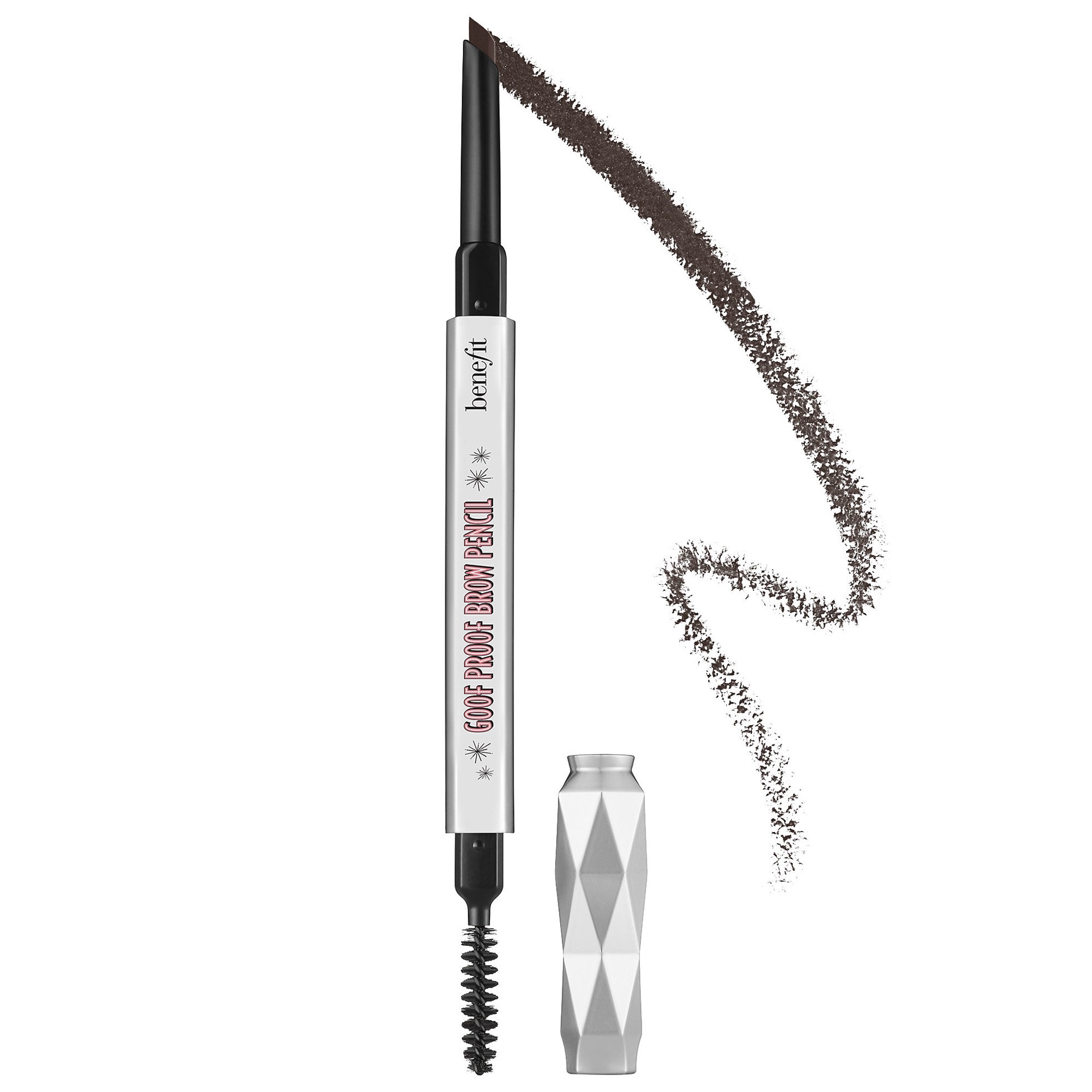 slide 1 of 7, Benefit Cosmetics Goof Proof Waterproof Easy Shape & Fill Eyebrow Pencil 6, 0.01 oz/ 0.34 gram