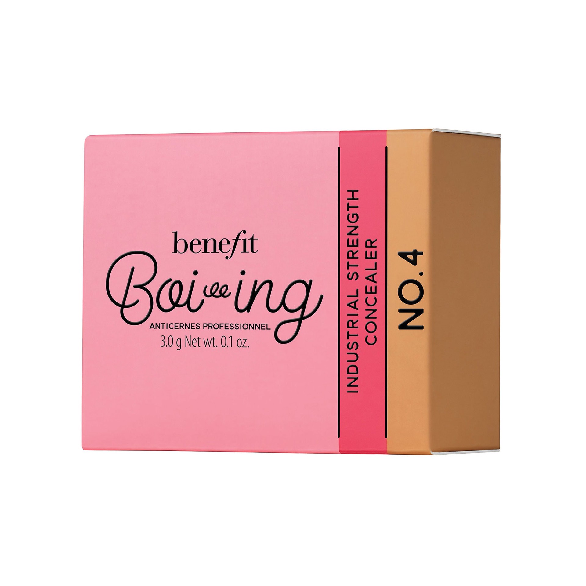 slide 3 of 5, Benefit Cosmetics Boi-ing Industrial Strength Full Coverage Cream Concealer 4, 0.1 oz/ 2.8 gram