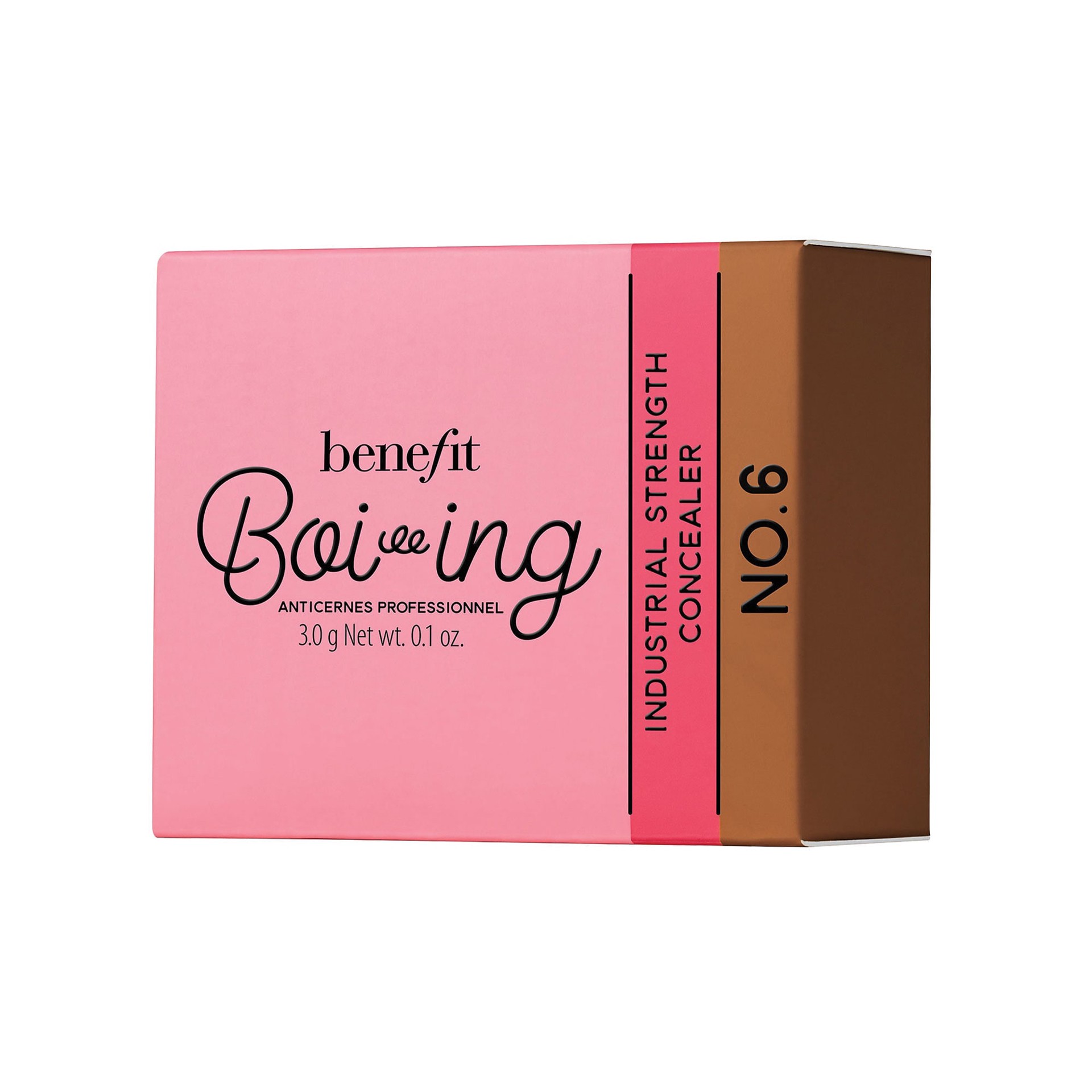 slide 2 of 5, Benefit Cosmetics Boi-ing Industrial Strength Full Coverage Cream Concealer 6, 0.1 oz/ 2.8 gram