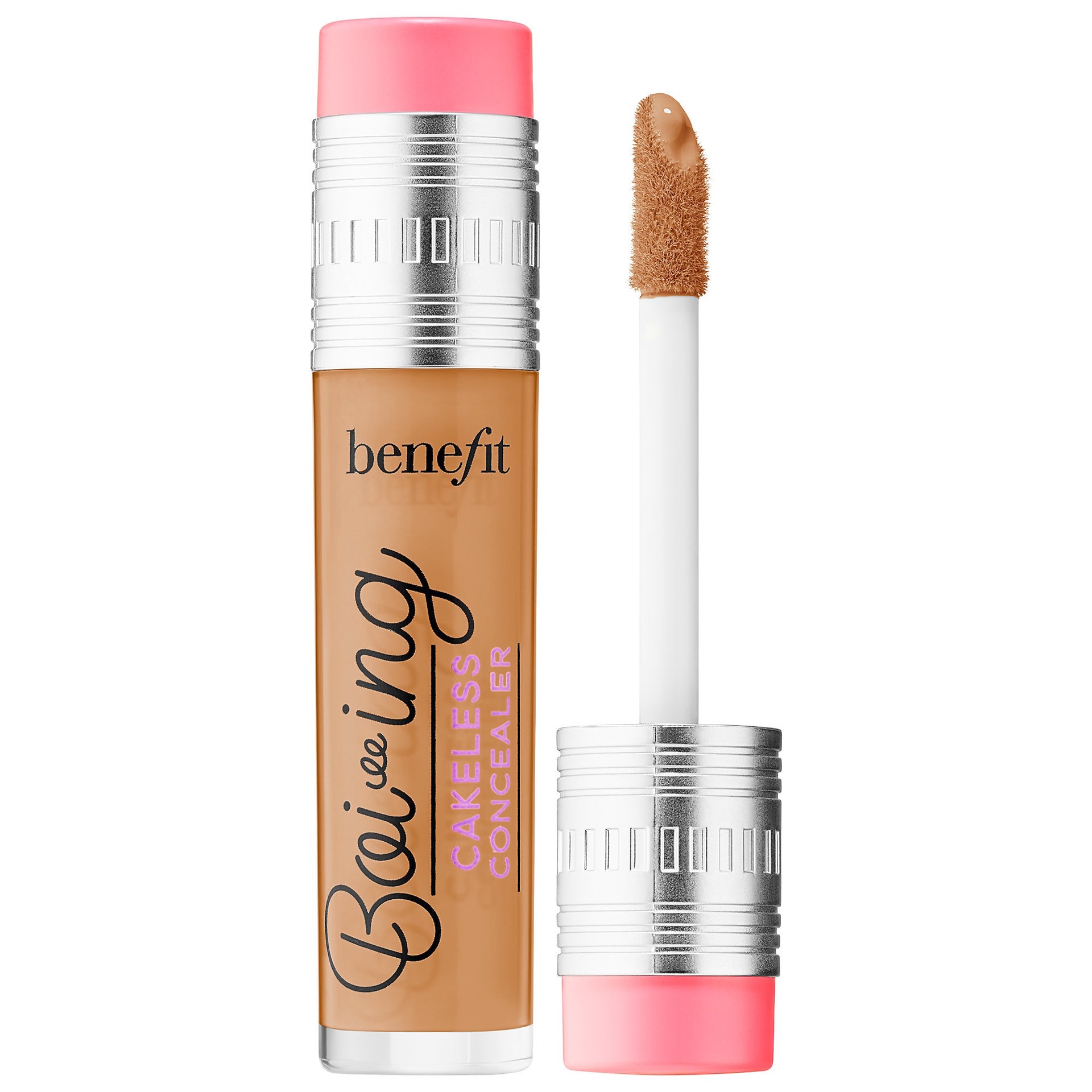 slide 1 of 8, Benefit Cosmetics Boi-ing Cakeless Full Coverage Waterproof Liquid Concealer Shade 8 Keep On, 0.17 oz/5 ml