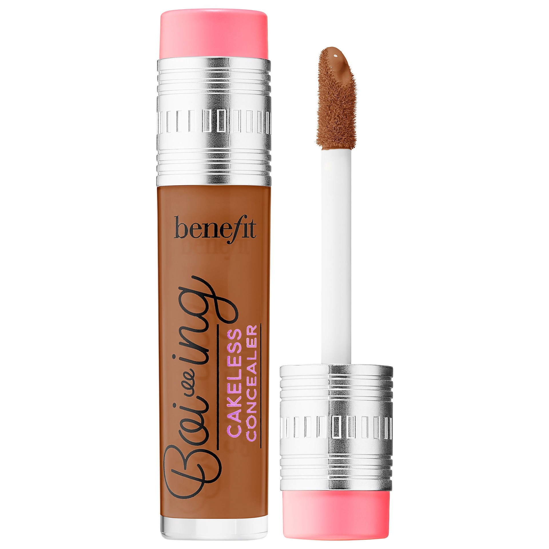slide 1 of 8, Benefit Cosmetics Boi-ing Cakeless Full Coverage Waterproof Liquid Concealer Shade 12 Shake It, 0.17 oz/5.0 ml