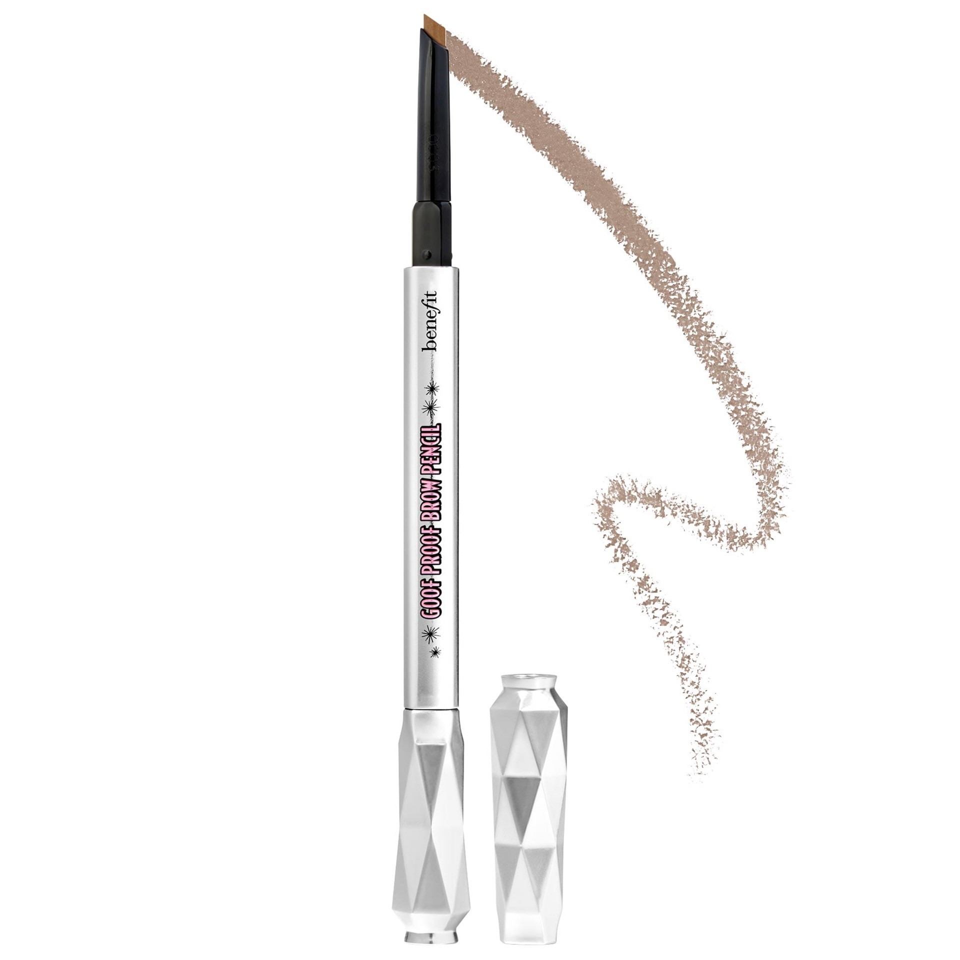 slide 1 of 8, Benefit Cosmetics Goof Proof Waterproof Easy Shape & Fill Eyebrow Pencil 2.5, 0.01 / 0.34 gram