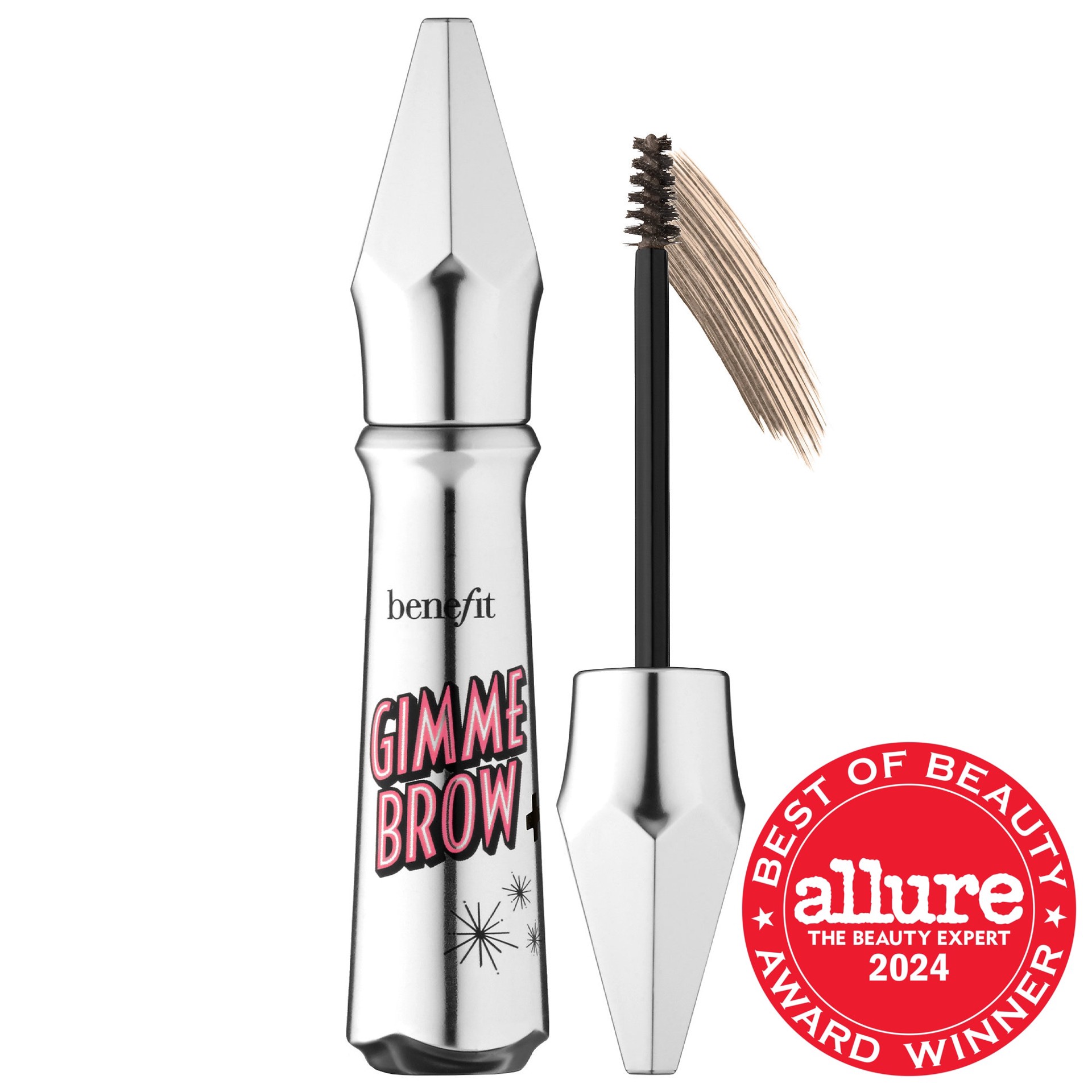 slide 1 of 5, Benefit Cosmetics Jumbo Gimme Brow+ Volumizing Eyebrow Gel 3, 0.2  / 6 gram