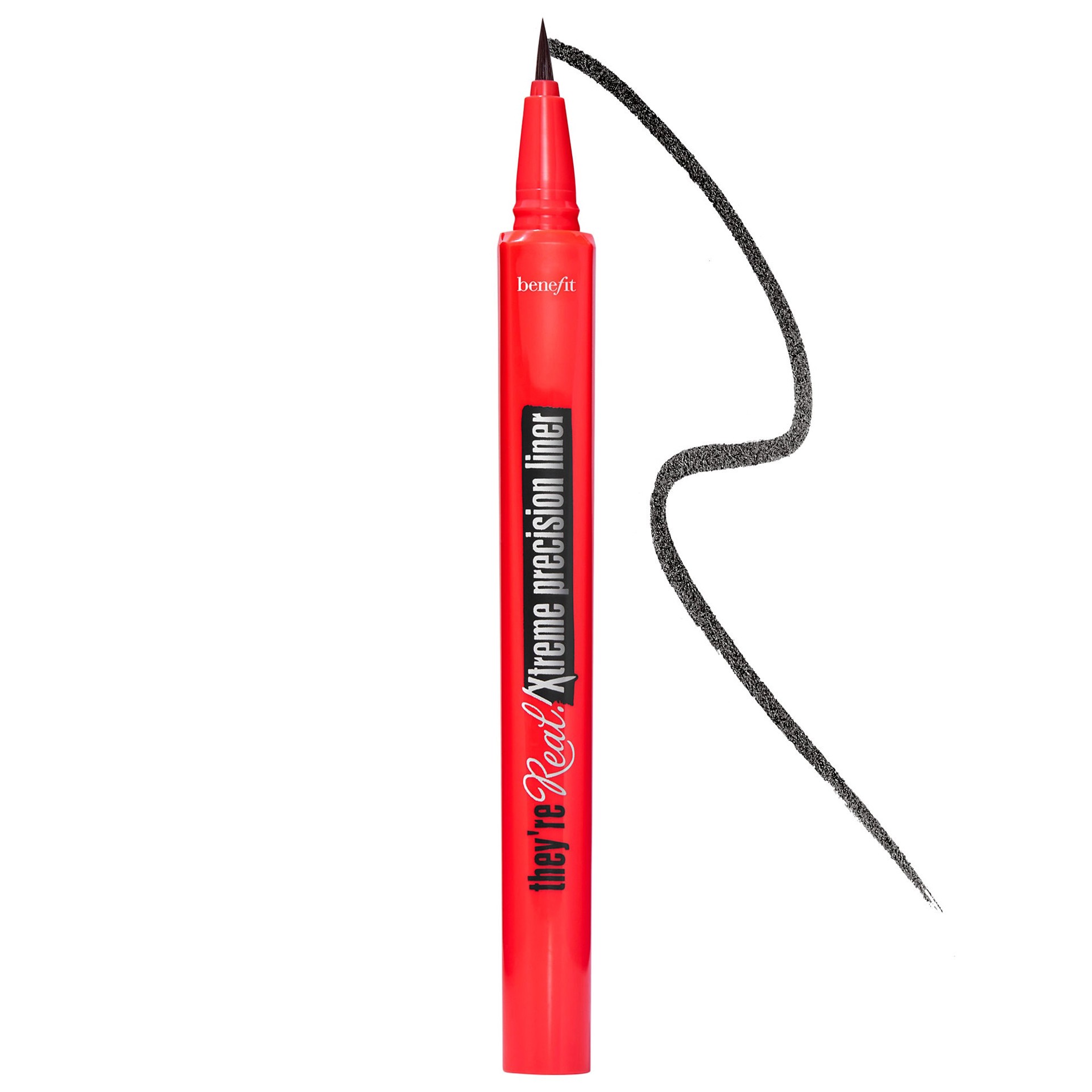 slide 1 of 7, Benefit Cosmetics They're Real! Xtreme Precision Waterproof Liquid Liner Xtra Black, 0.01 oz / 0.35 gram