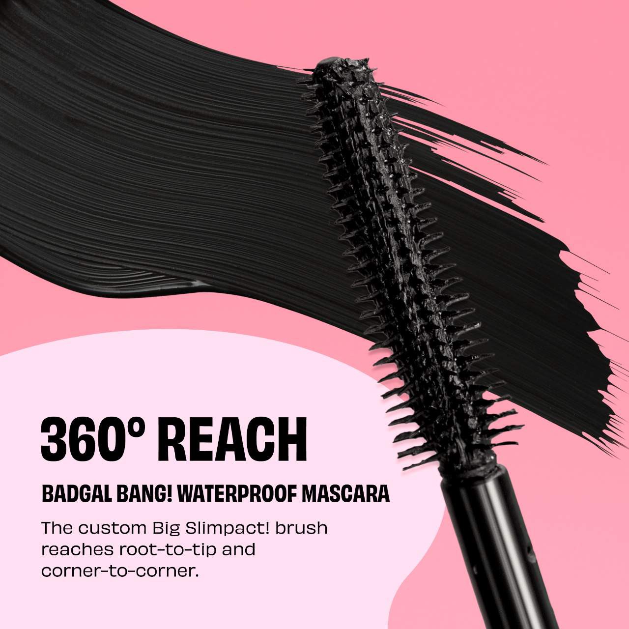 slide 6 of 8, Benefit Cosmetics BADgal BANG! Volumizing Waterproof Mascara, 0.3 oz / 8.5 gram