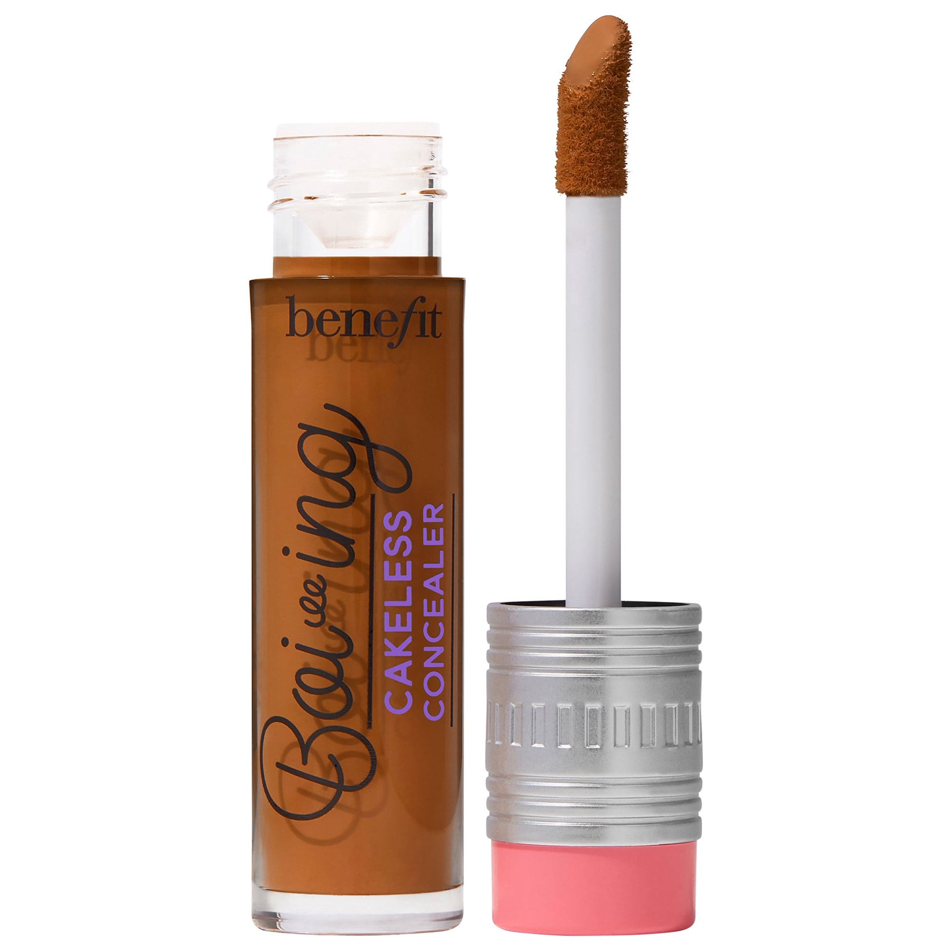 slide 1 of 8, Benefit Cosmetics Boi-ing Cakeless Full Coverage Waterproof Liquid Concealer Shade 14 Whole Mood, 0.17 oz/ 5 ml