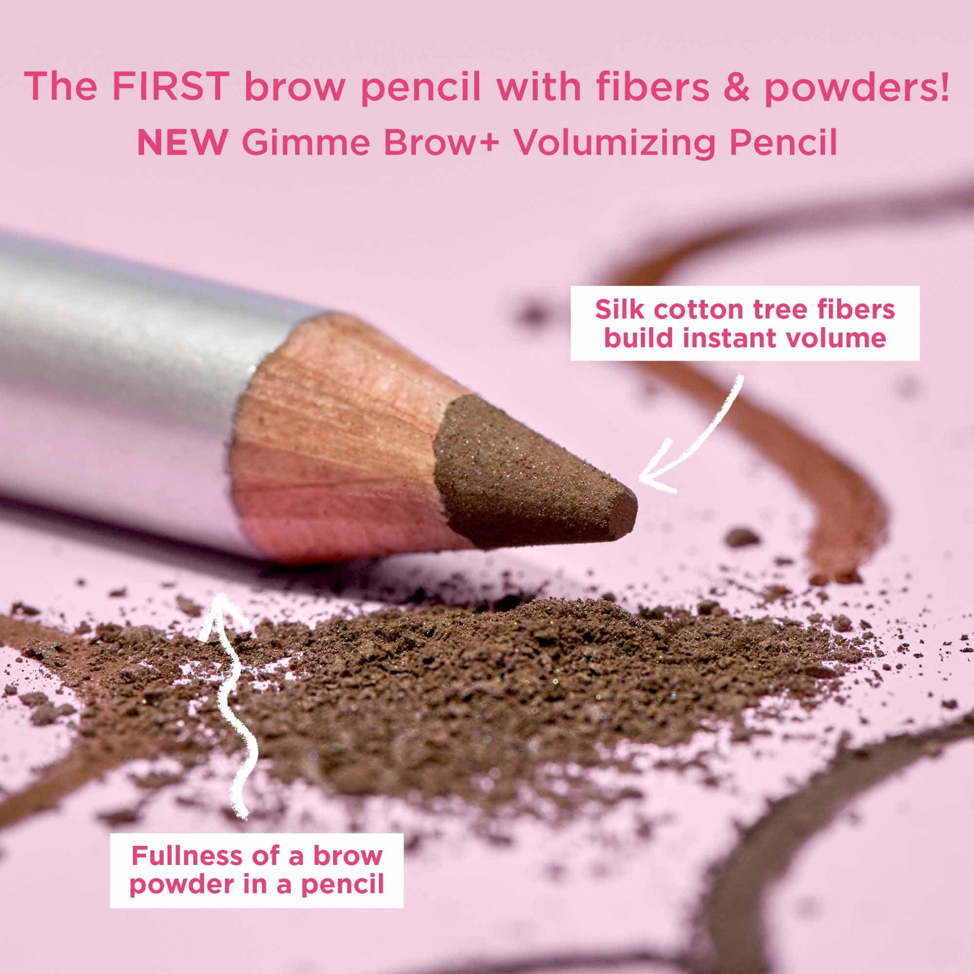 slide 5 of 10, Benefit Cosmetics Gimme Brow+ Volumizing Fiber Eyebrow Pencil 3.75, 0.042 oz / 1.19 gram