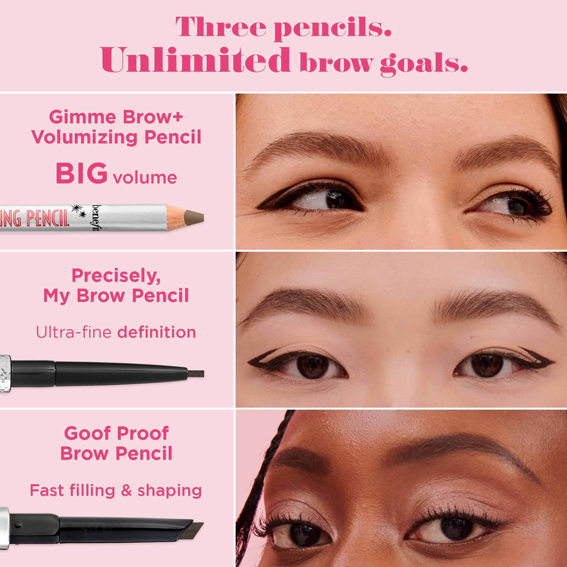 slide 6 of 10, Benefit Cosmetics Gimme Brow+ Volumizing Fiber Eyebrow Pencil 3.75, 0.042 oz / 1.19 gram
