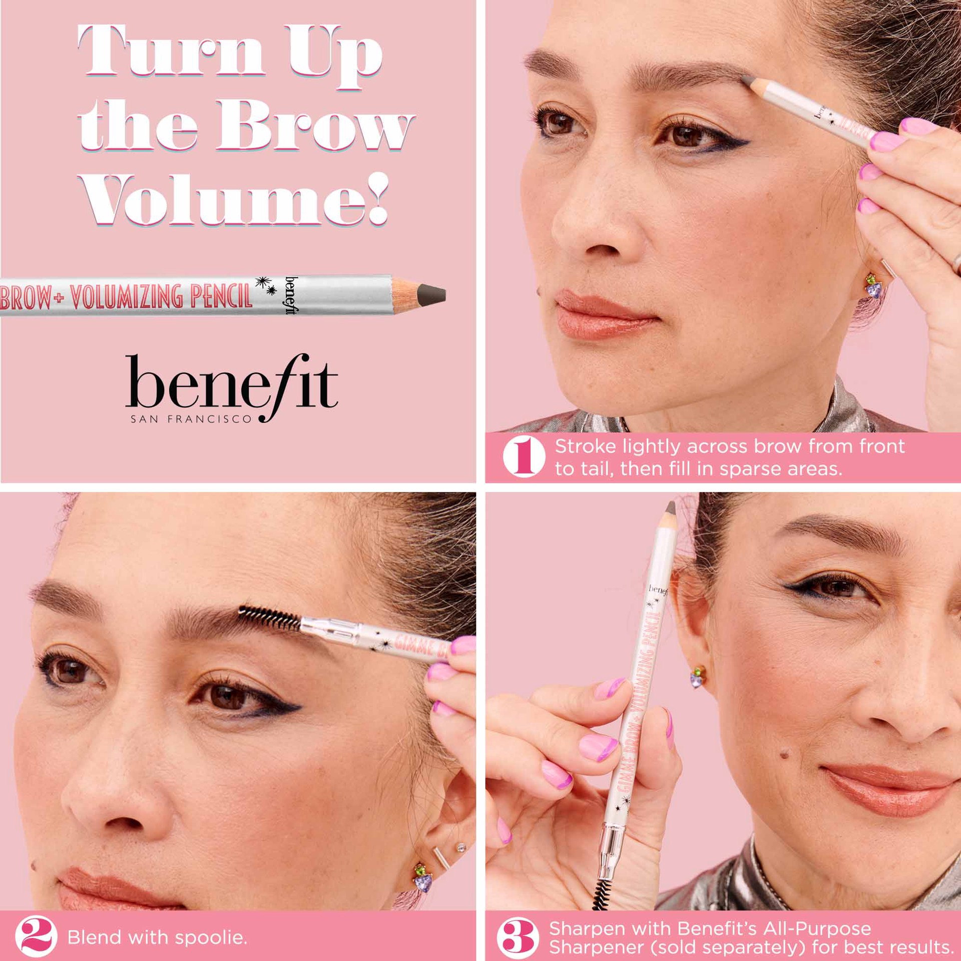 slide 7 of 10, Benefit Cosmetics Gimme Brow+ Volumizing Fiber Eyebrow Pencil 3.75, 0.042 oz / 1.19 gram