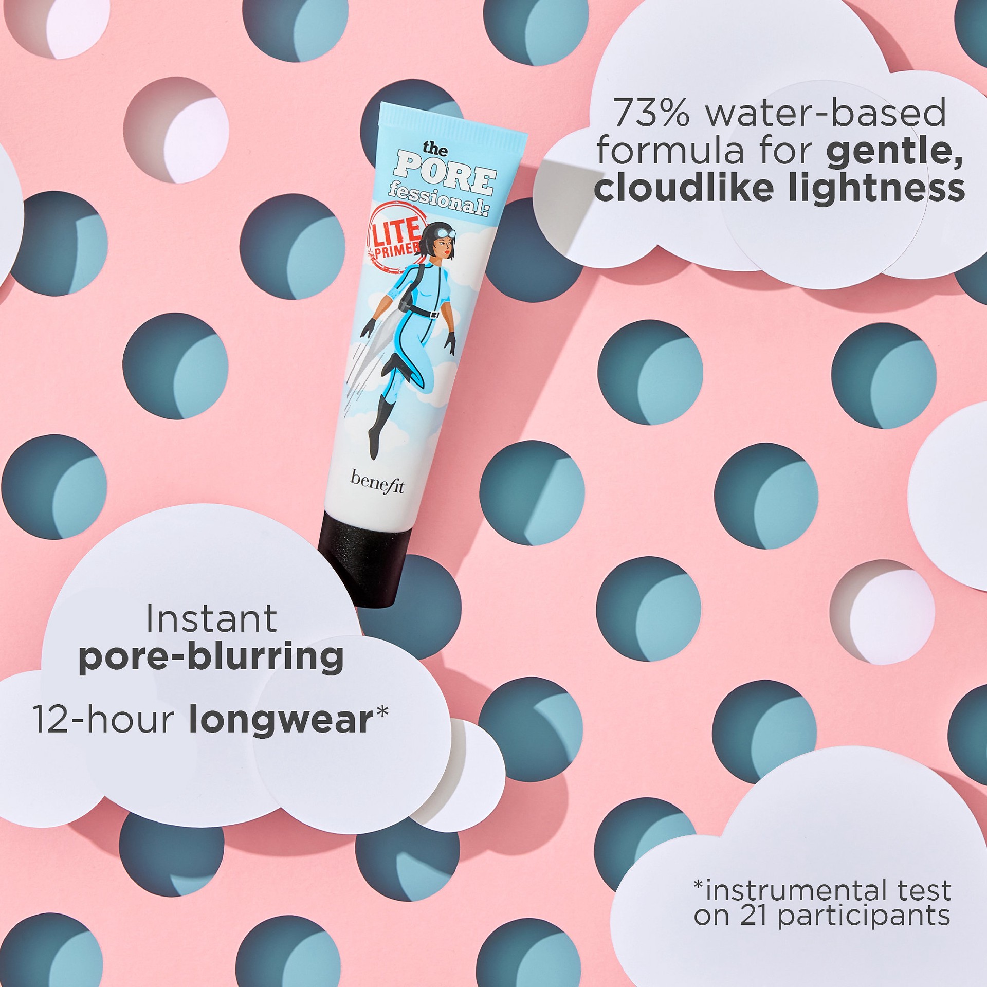 slide 7 of 10, Benefit Cosmetics The POREfessional: Mini Lite Primer Water-Based Pore Primer 0.25 oz/ 7.5 mL, 0.25 oz/ 7.5 ml