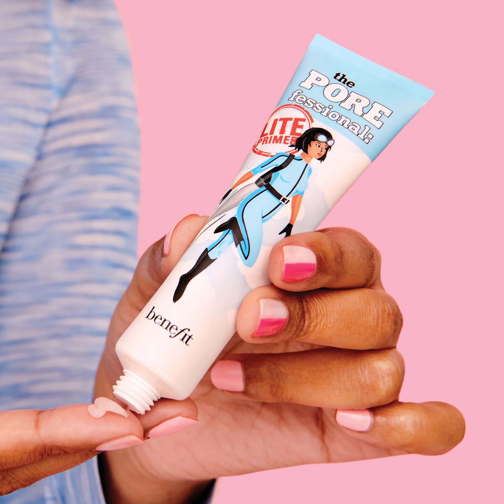 slide 9 of 10, Benefit Cosmetics The POREfessional: Mini Lite Primer Water-Based Pore Primer 0.25 oz/ 7.5 mL, 0.25 oz/ 7.5 ml