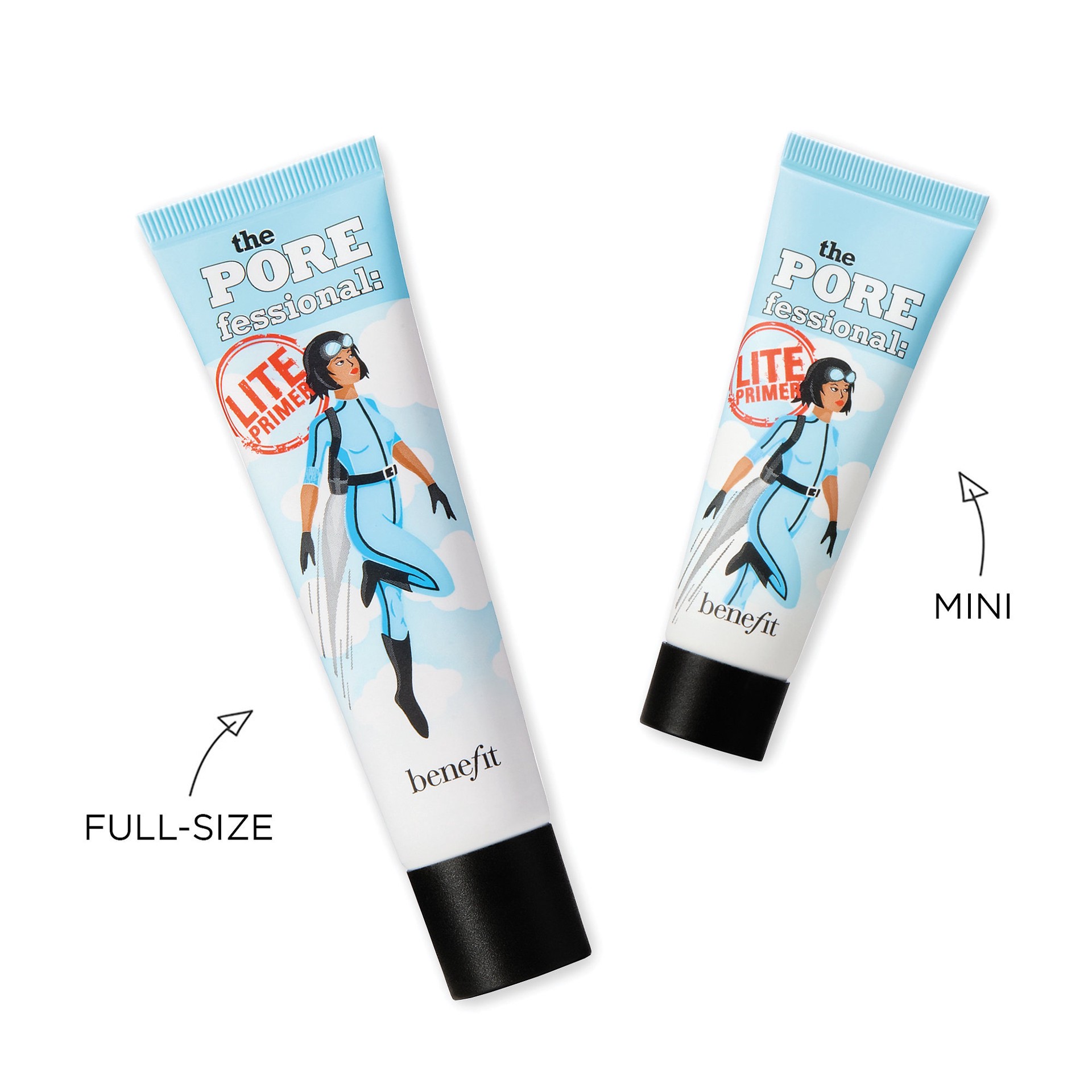slide 10 of 10, Benefit Cosmetics The POREfessional: Mini Lite Primer Water-Based Pore Primer 0.25 oz/ 7.5 mL, 0.25 oz/ 7.5 ml