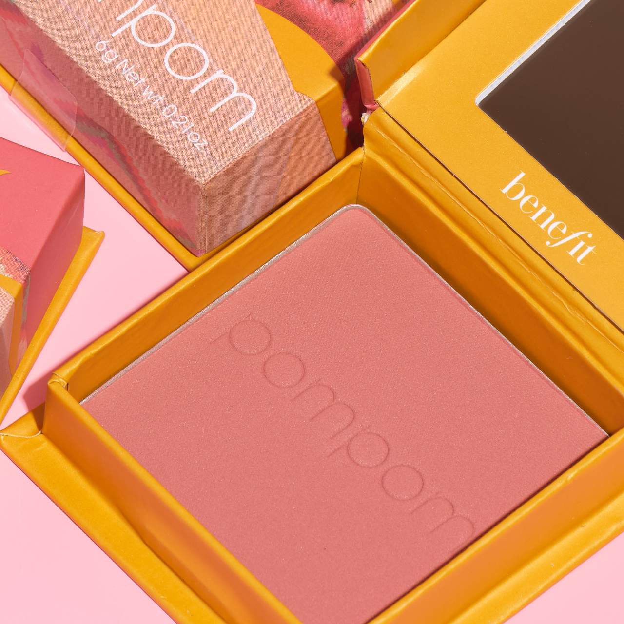 slide 9 of 9, Benefit Cosmetics Silky-Soft Powder Blush PomPom, 