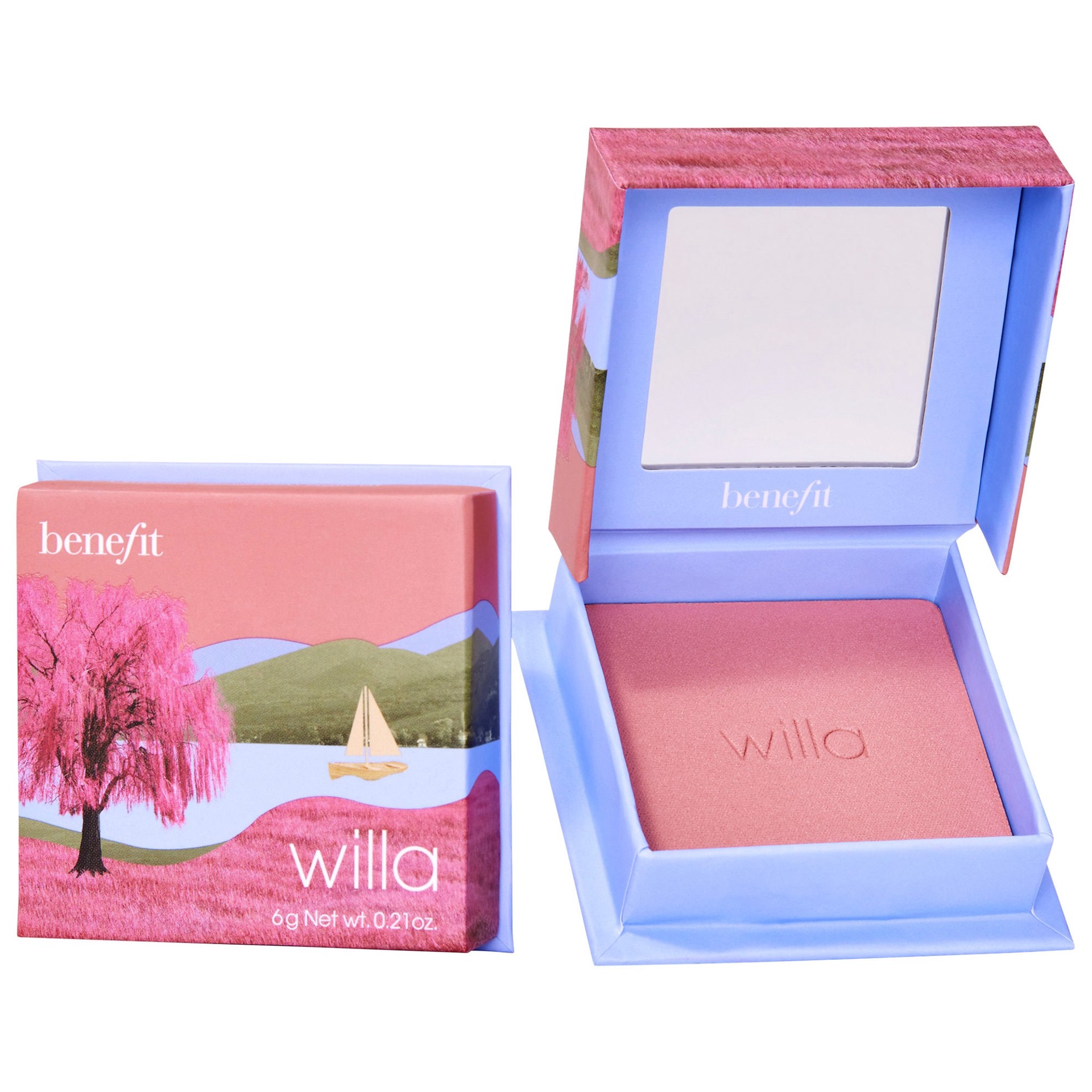 slide 1 of 10, Benefit Cosmetics Silky-Soft Powder Blush Willa, 0.21 oz / 6 gram