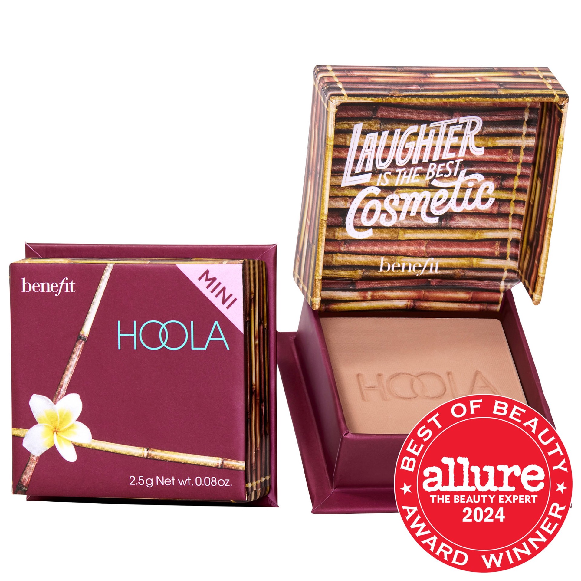 slide 1 of 8, Benefit Cosmetics Hoola Matte Powder Bronzer Mini Hoola Bronzer, 0.08 oz / 2.5 gram