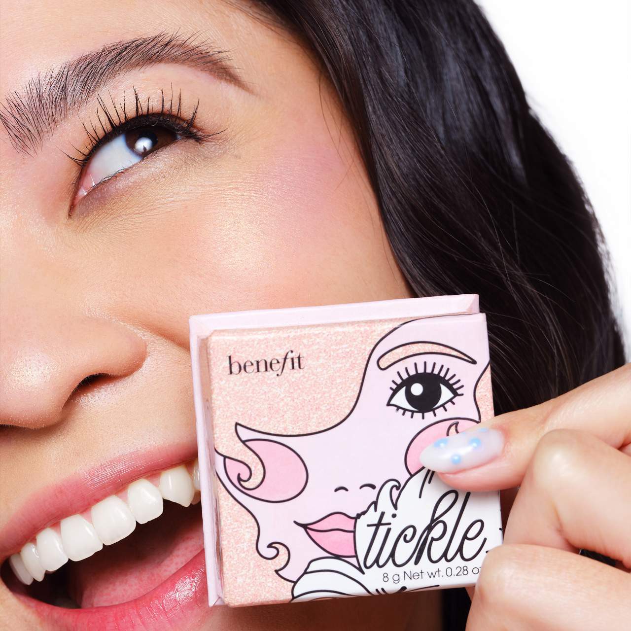 slide 7 of 9, Benefit Cosmetics Cookie and Tickle Shimmer Finish Powder Highlighters Tickle, 0.28 oz / 8 gram