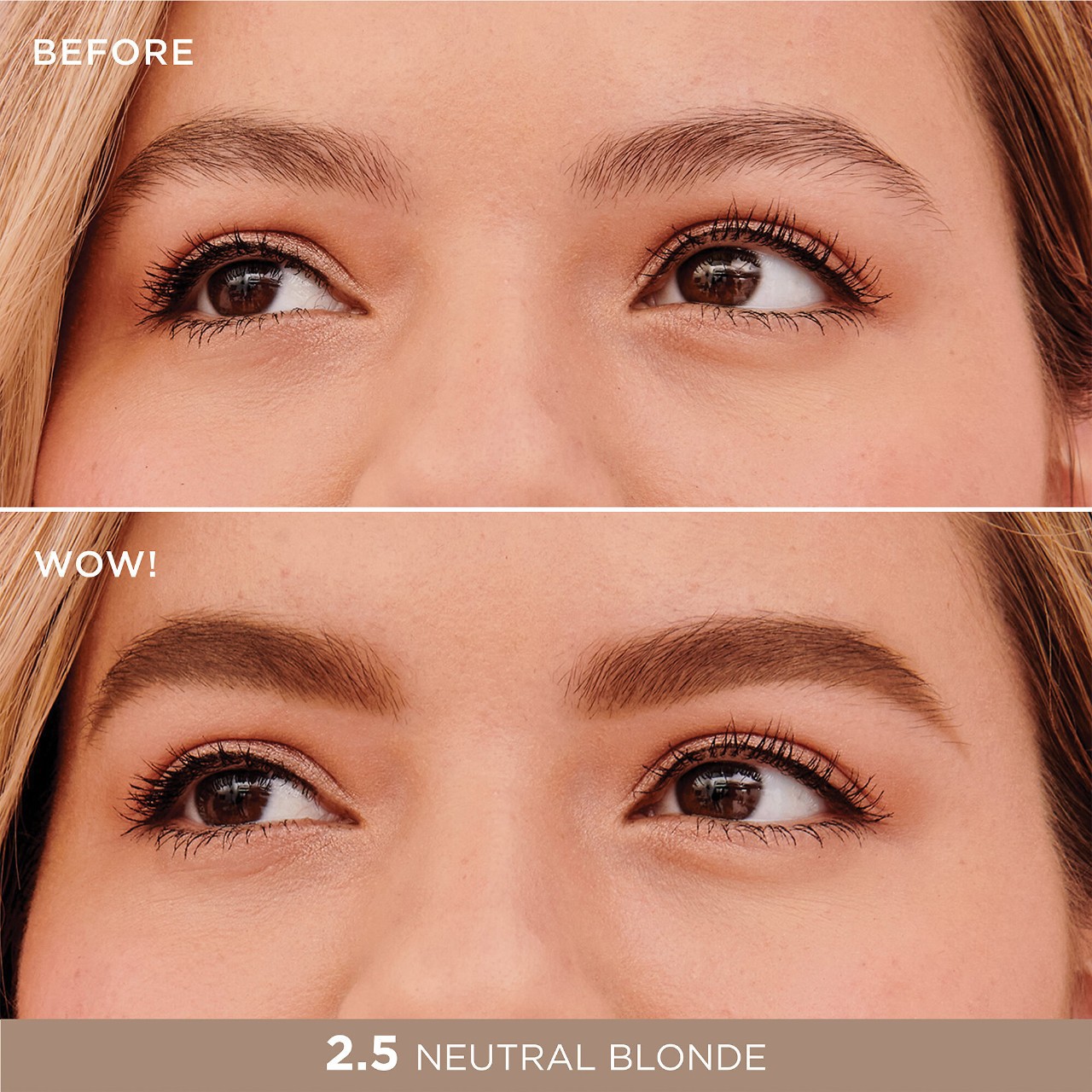 slide 2 of 9, Benefit Cosmetics Goof Proof Waterproof Brow-Filling Powder Shade 2.5, 0.06 oz / 1.9 gram