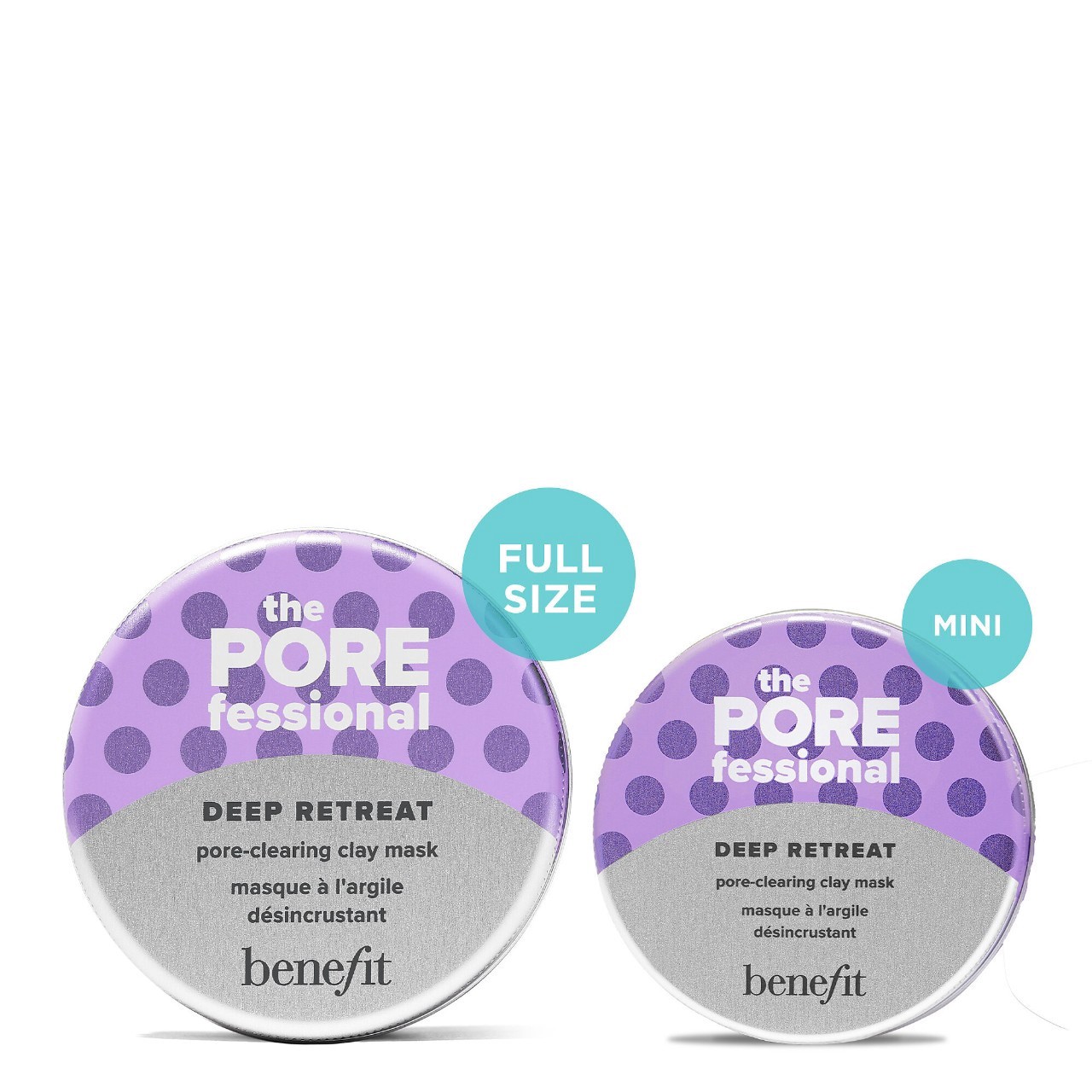 slide 11 of 12, Benefit Cosmetics Mini The POREfessional Deep Retreat Pore-Clearing Clay Mask 1 oz / 30 ml, 
