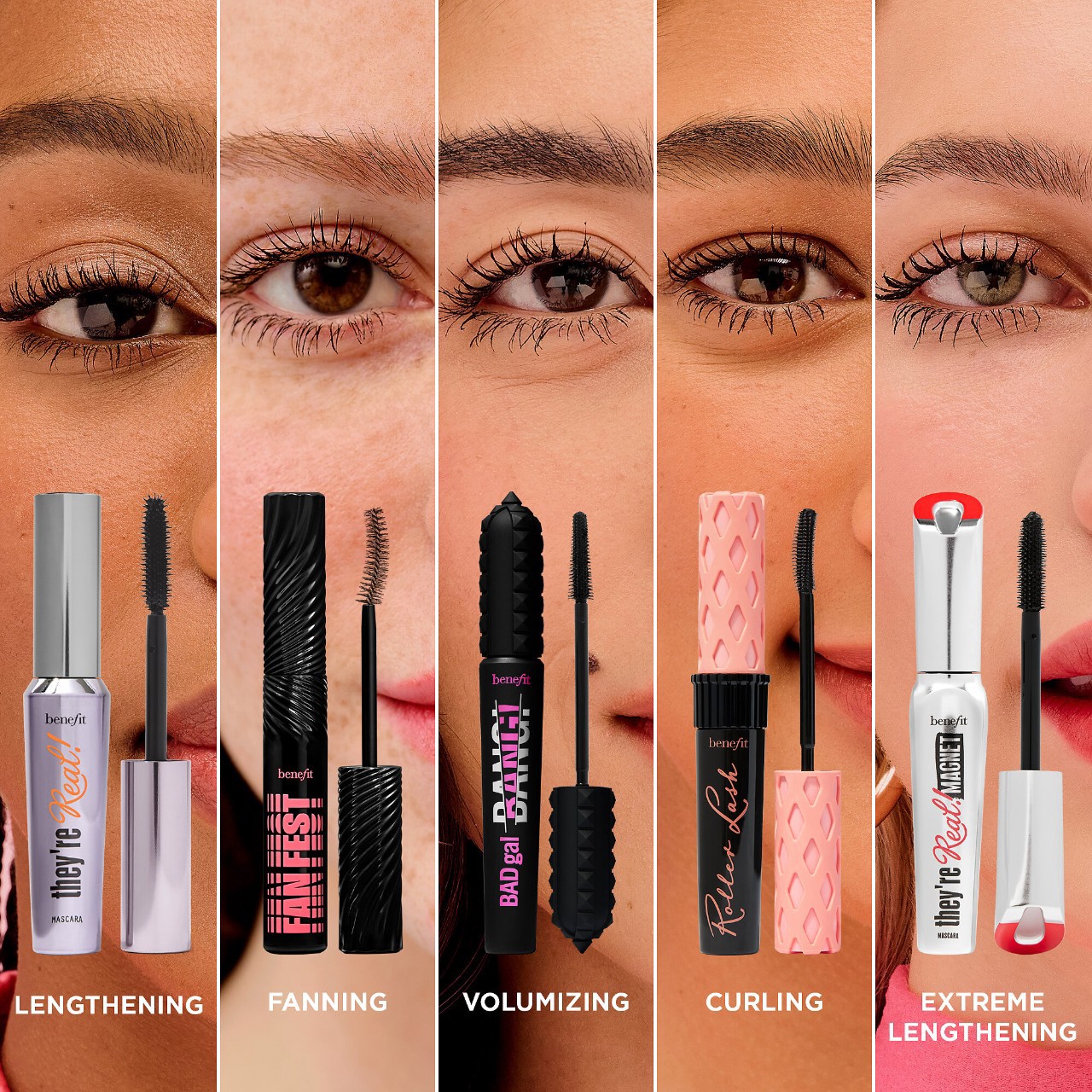 slide 8 of 10, Benefit Cosmetics Mini Fan Fest Fanning & Volumizing Mascara Hyper Black, 0.14 oz / 4 gram