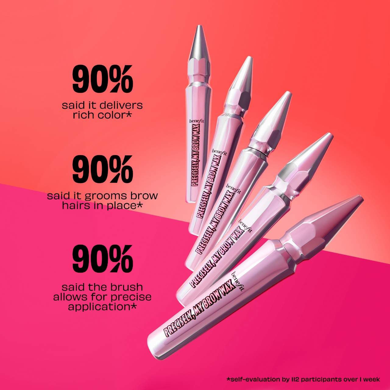 slide 5 of 8, Benefit Cosmetics Precisely, My Brow Tinted Eyebrow Wax Shade 3.5, 0.17 oz