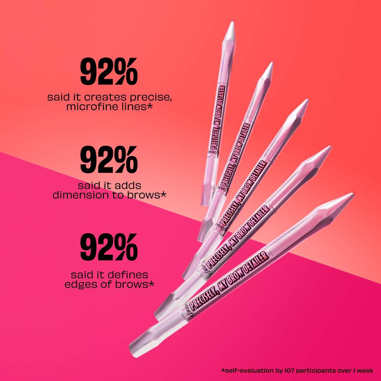 slide 7 of 9, Benefit Cosmetics Precisely, My Brow Detailer Microfine Waterproof Eyebrow Pencil Shade 04, 0.0007 oz