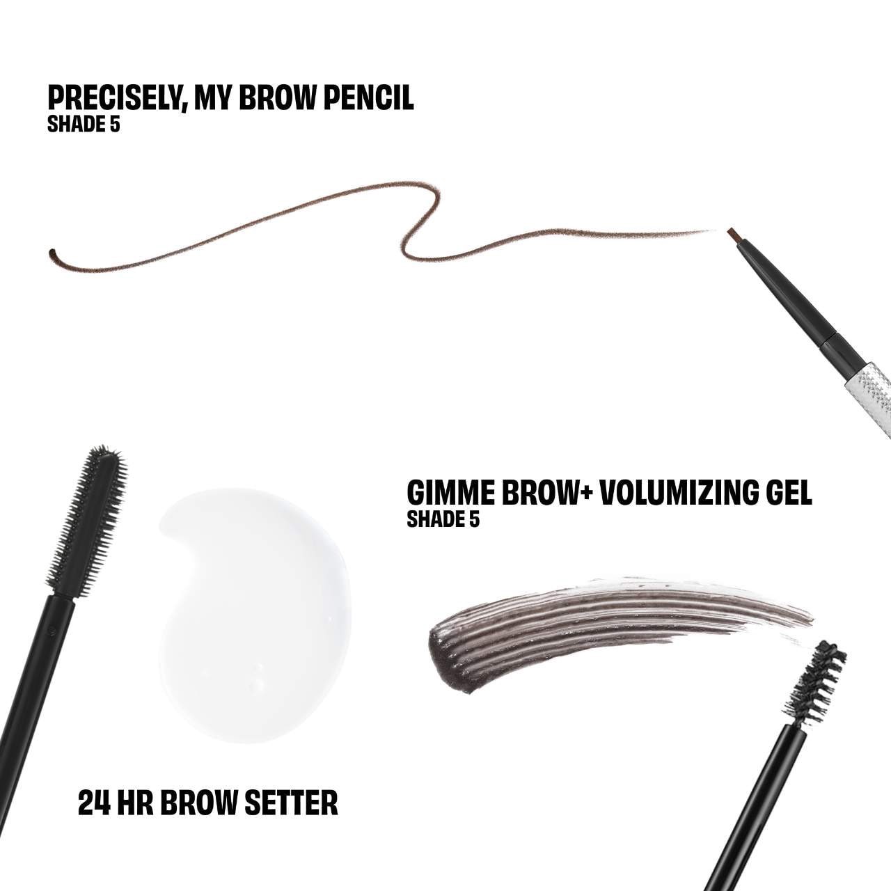 slide 4 of 6, Benefit Cosmetics Brow Haul of Fame Brow Bestsellers Set Shade 5, 1 ct