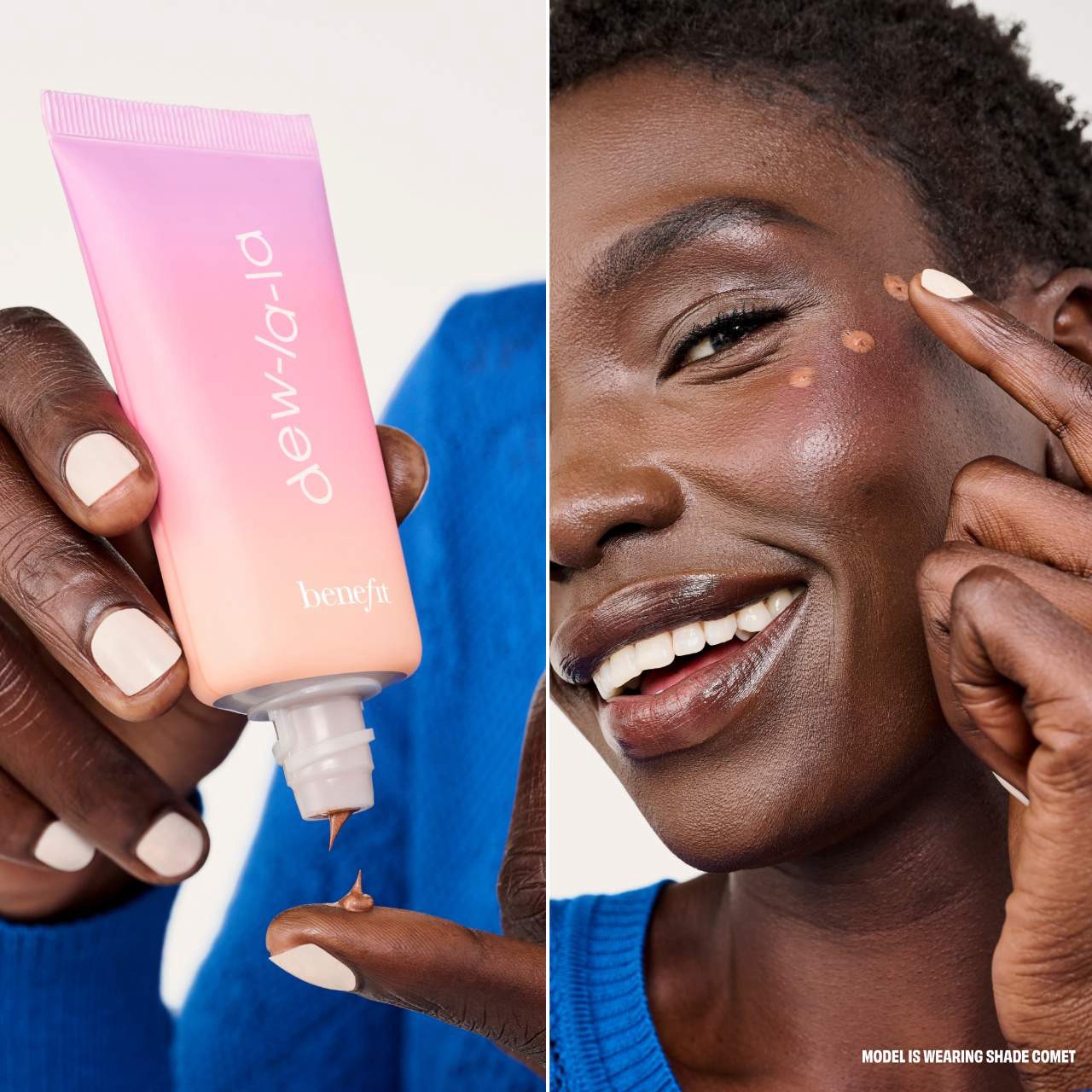 slide 8 of 10, Benefit Cosmetics Dew La La All-Over Glow Liquid Highlighter Lumi, 0.85 oz / 25 ml