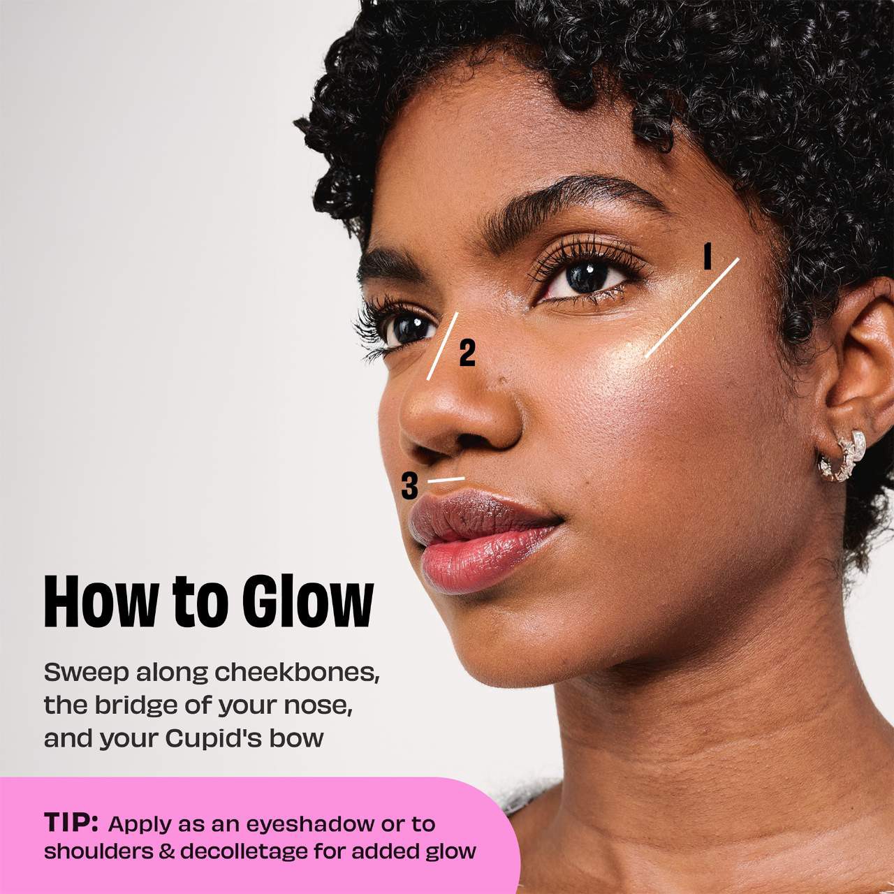 slide 6 of 8, Benefit Cosmetics Glow La La Blurring Powder Highlighter Luna, 