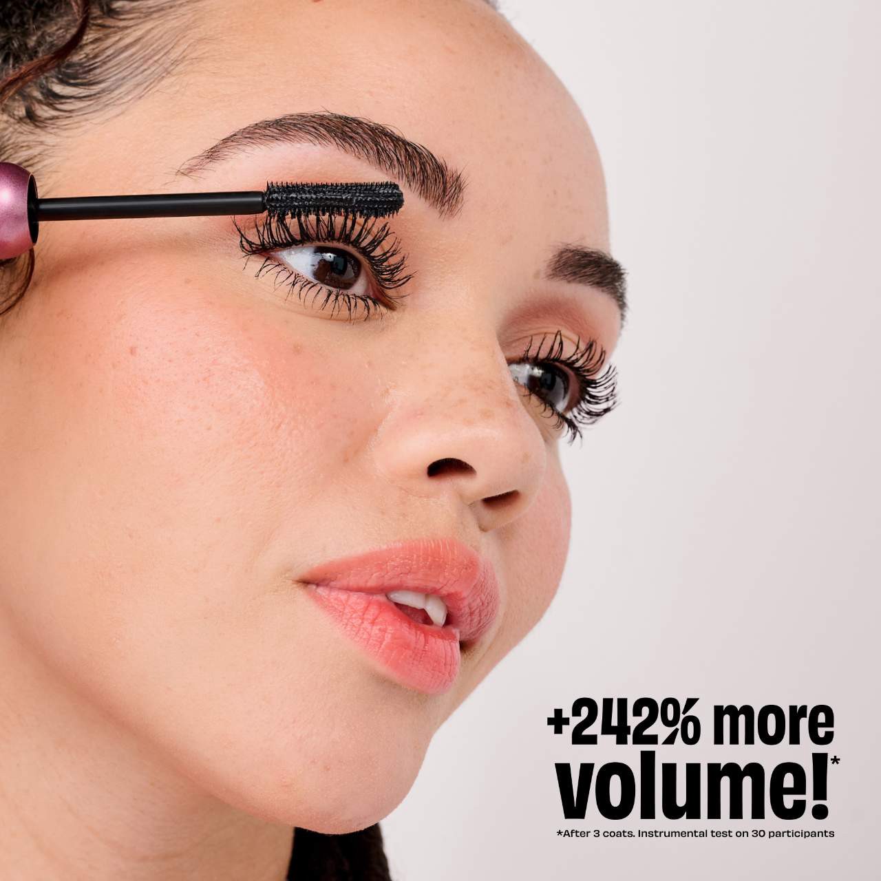 slide 3 of 9, Benefit Cosmetics BADgal Bounce Volumizing Mascara Pump'd Up Black, 0.3 oz / 8.5 gram