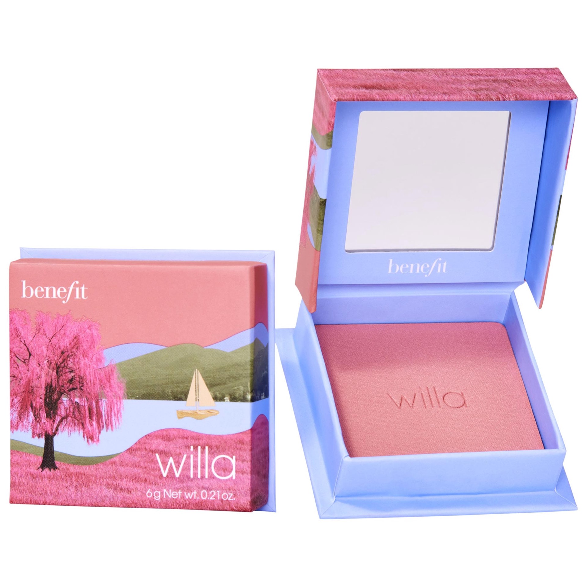 slide 1 of 10, Benefit Cosmetics Silky-Soft Powder Blush Willa, 0.08 oz / 2.5 gram