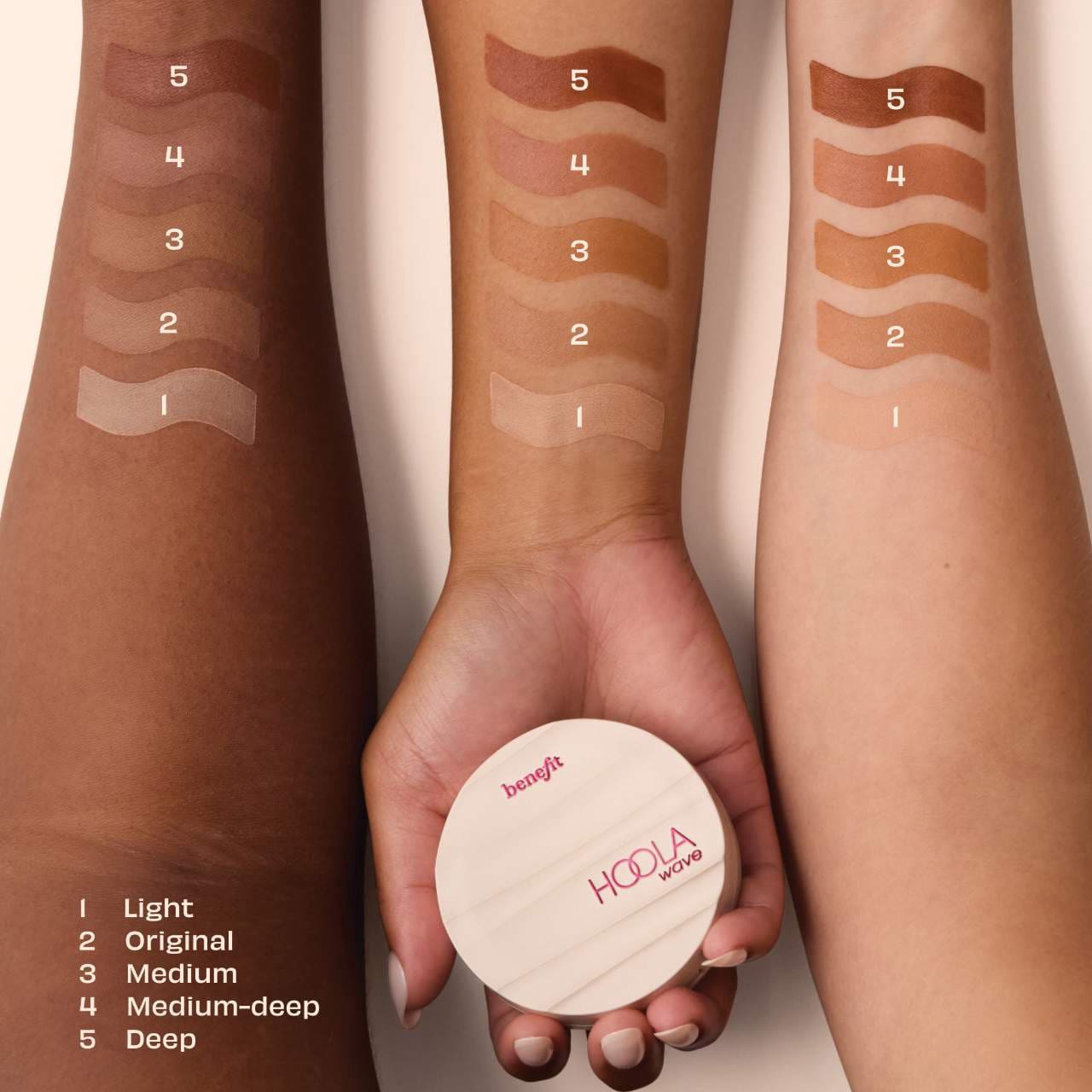 slide 5 of 10, Benefit Cosmetics Hoola Wave Cream Bronzer Balm Light, 0.32 oz / 9 gram