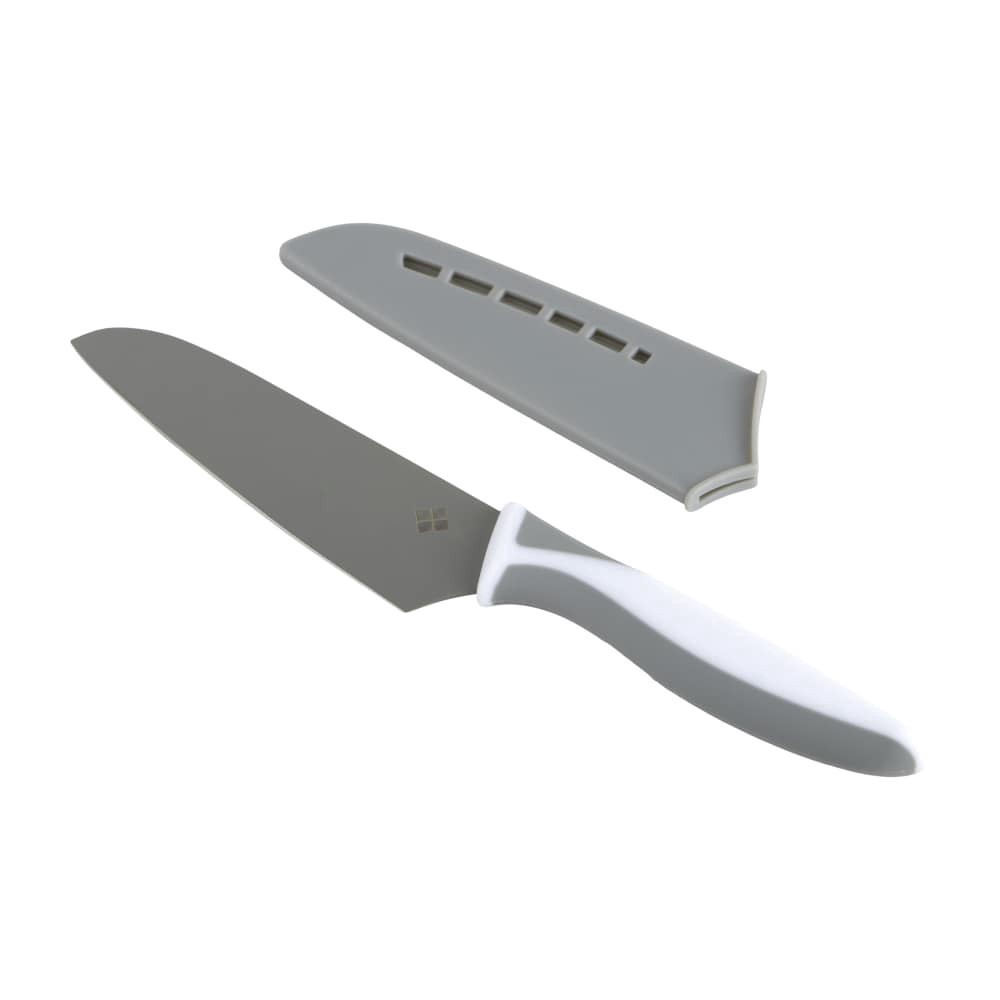 slide 4 of 4, Everyday Living Non Stick Santoku Knife + Safety Sheath, 1 ct